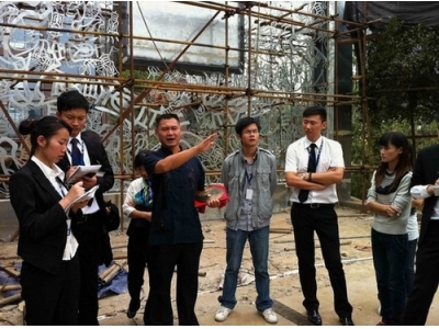 武汉风水师丁峰为房地产公司解析园林风水