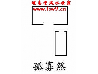阳宅风水图解58——孤寡煞