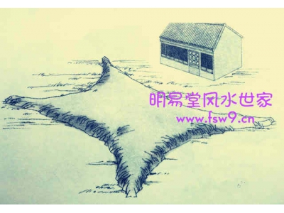 阳宅风水图解81——门前尖形